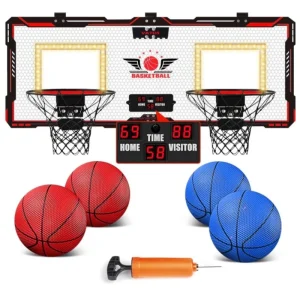 VATOS 2x Basketball Hoop Indoor Outdoor Electric Basketball Mini Scoreboard