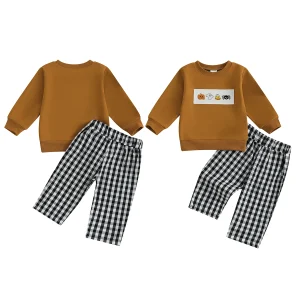 Toddler Boys Outfit Short Sleeve Graphic Tee with Denim Shorts